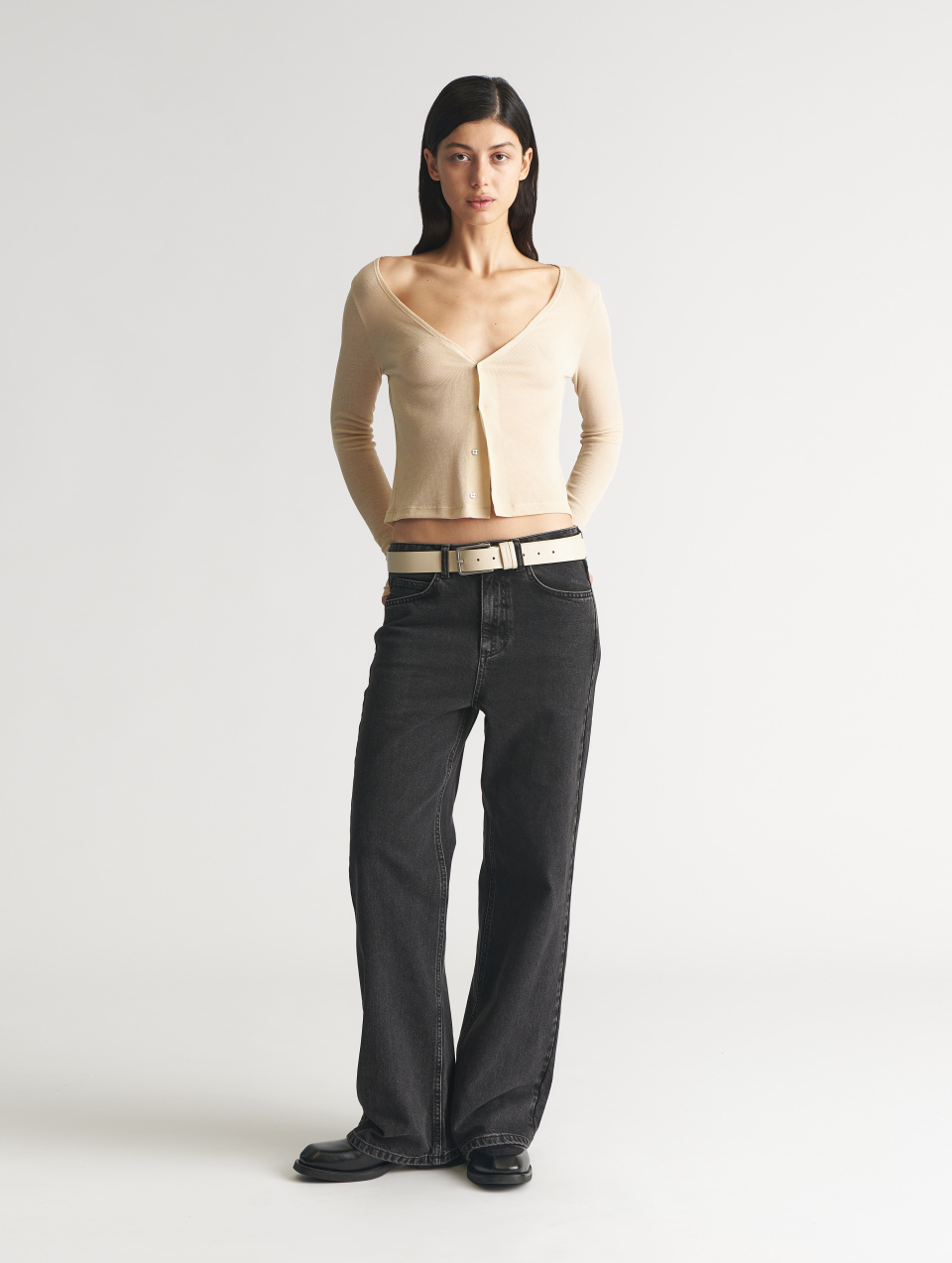 Кожаный ремень SS24, фото 4