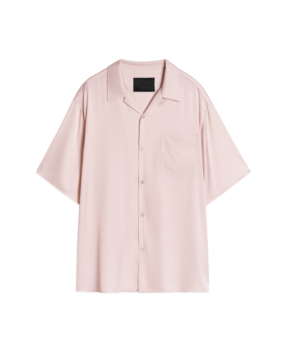 Рубашка с коротким рукавом из сатина, фото 4