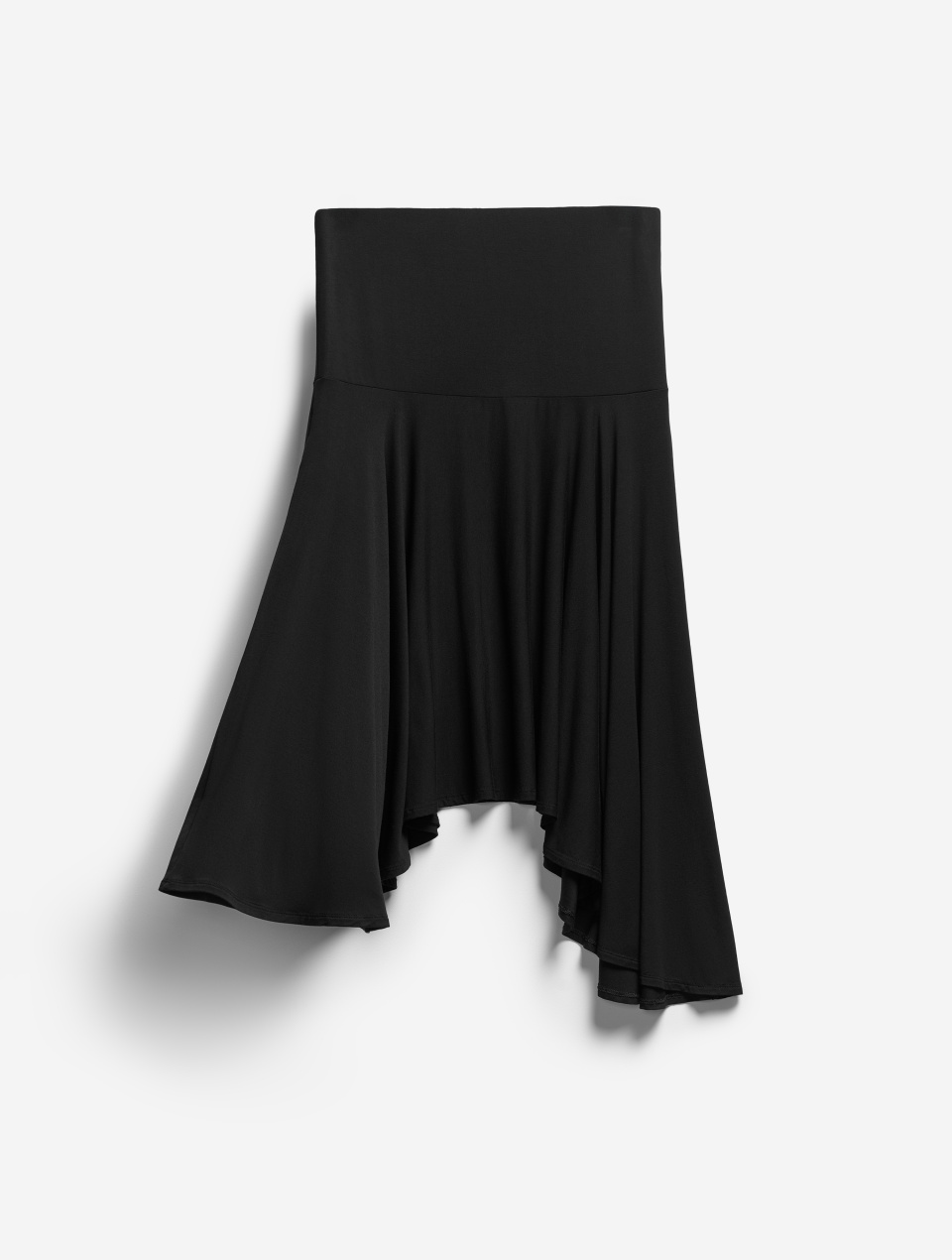 Трикотажная асимметричная юбка, фото 6