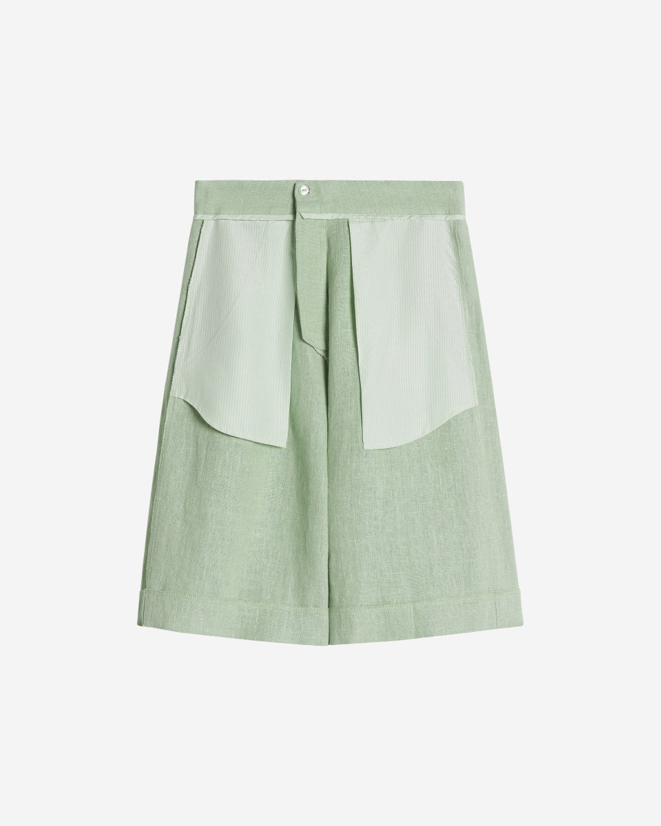 Двухсторонние бермуды изо льна, фото 1