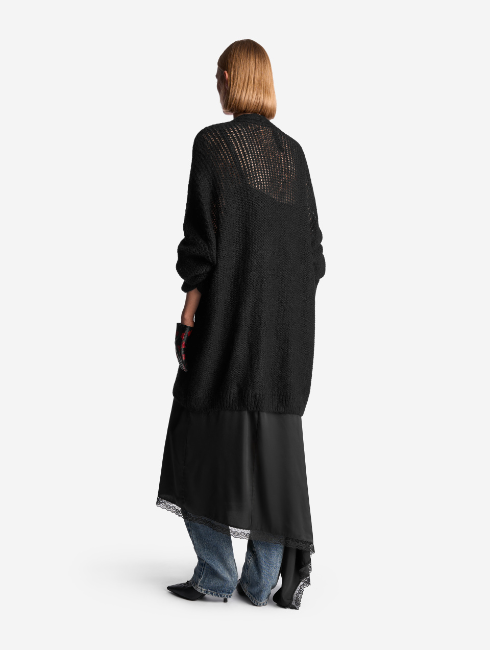 Кардиган из вязаного трикотажа, фото 3