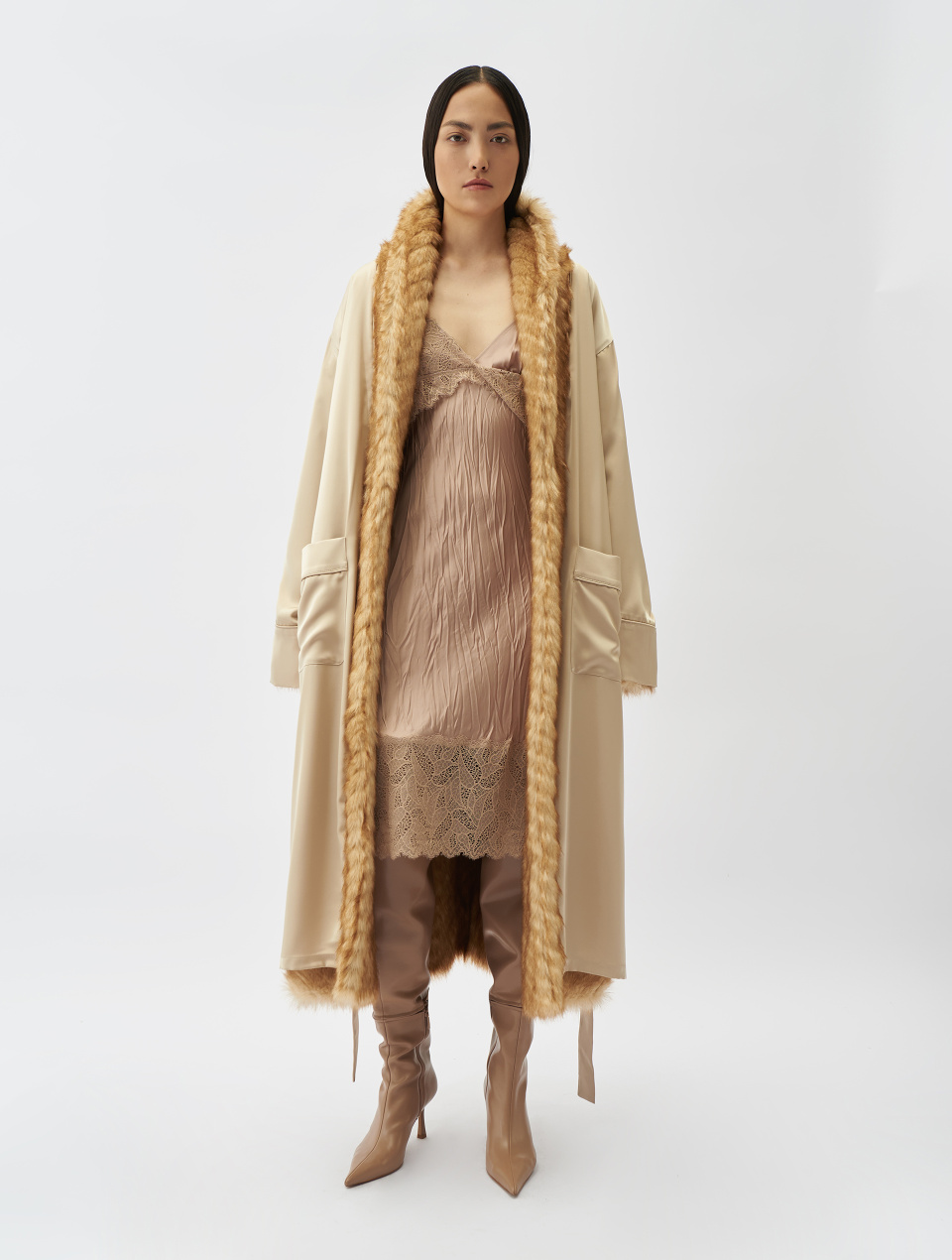 Шуба с шалевым воротником , фото 7