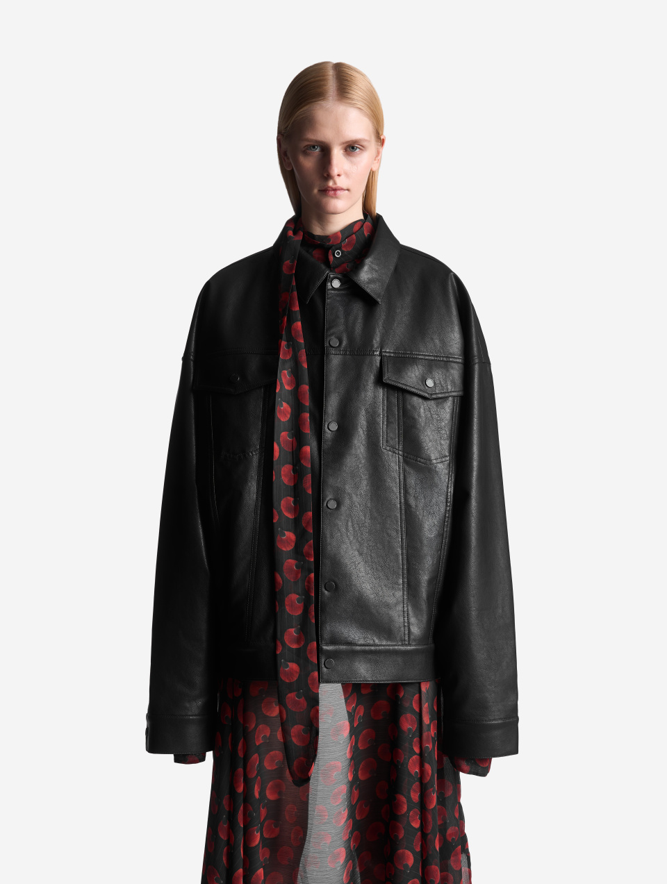 Куртка Type 3 из эко-кожи, фото 4