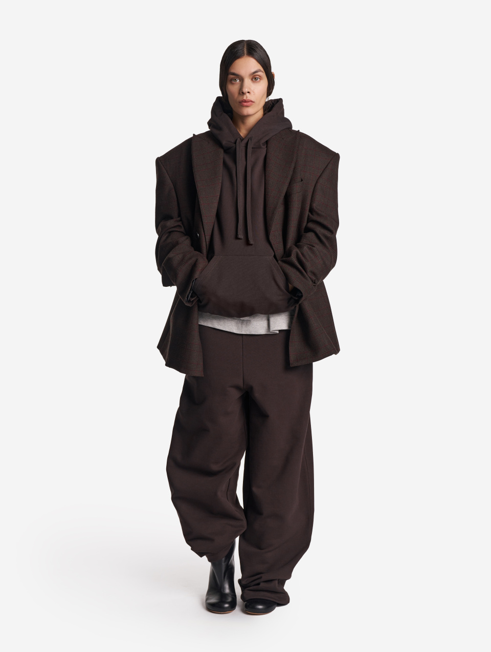 Брюки Baggy из футера, фото 1