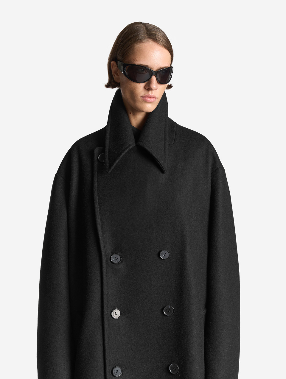 Пальто макси с широкими лацканами, фото 14