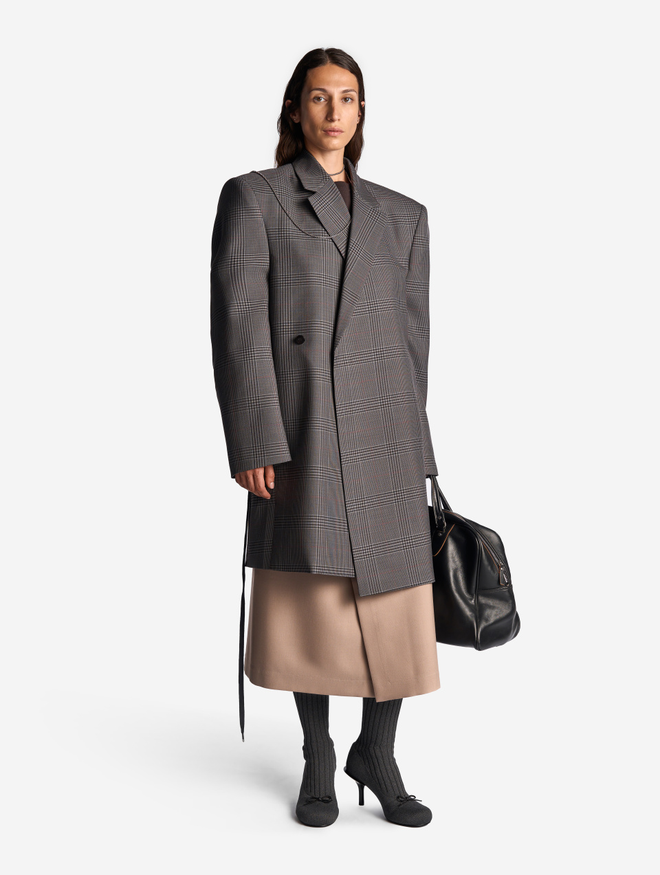 Пиджак-пальто плоского кроя, фото 14