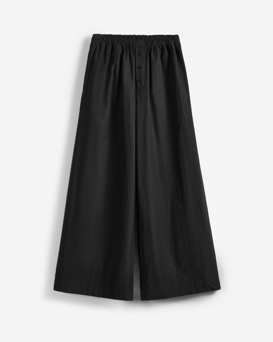 Широкие брюки из вареного хлопка, фото 1