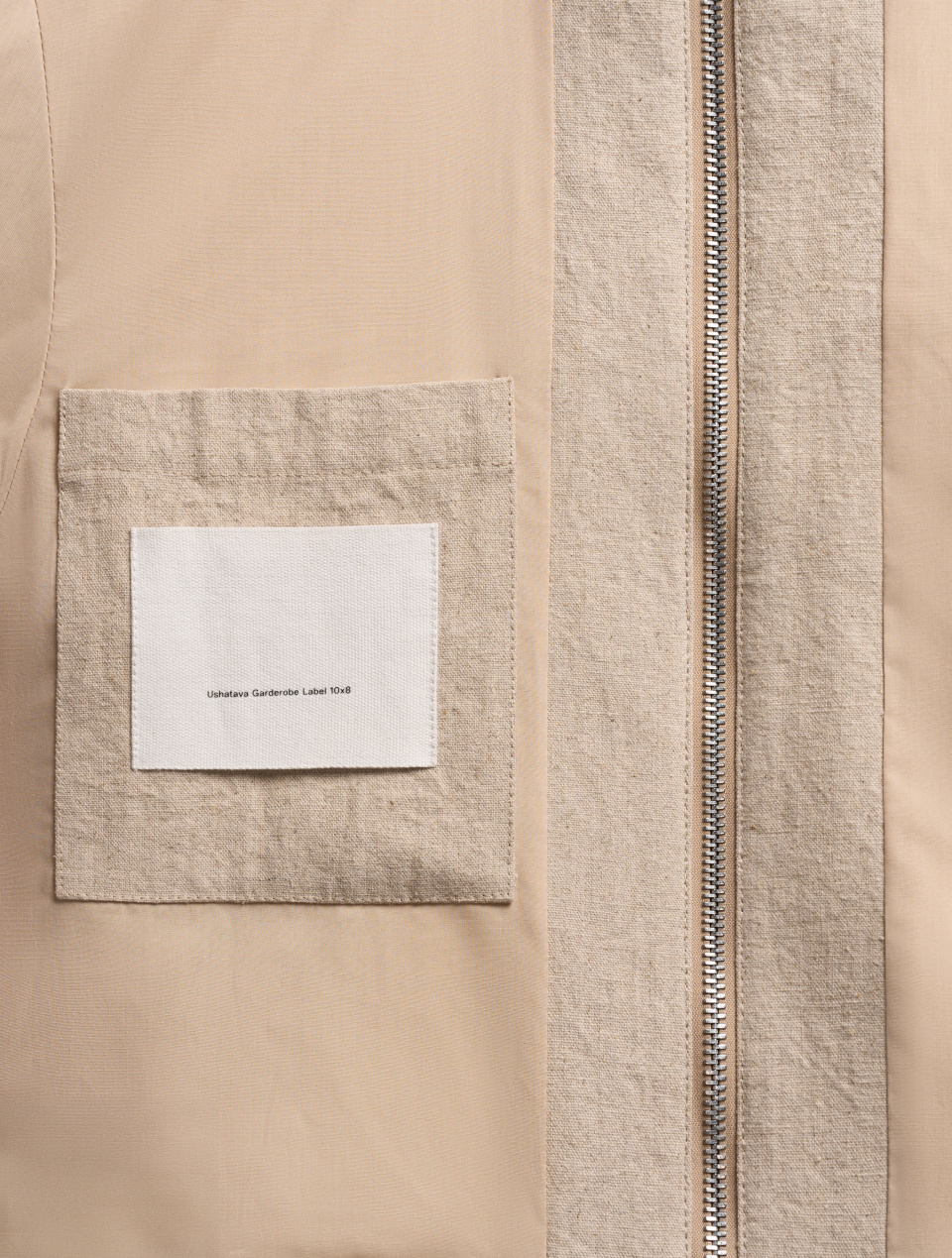 Льняная куртка D-силуэта , фото 7