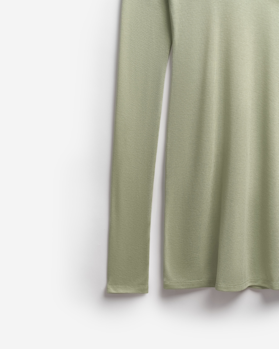 Тонкий трикотажный лонгслив Slim Fit, фото 6