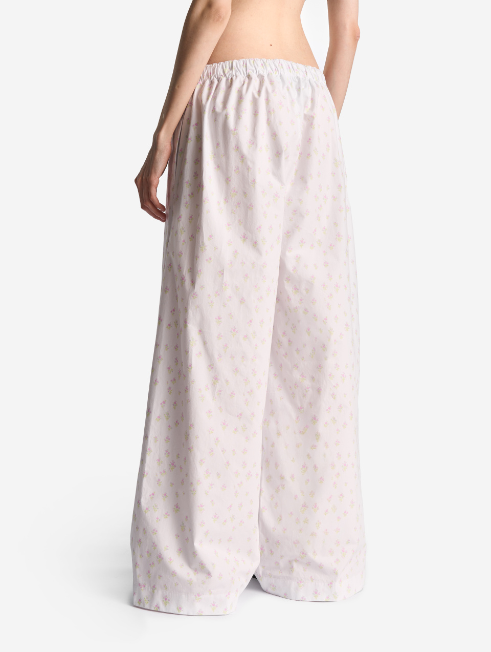 Широкие брюки из вареного хлопка, фото 4