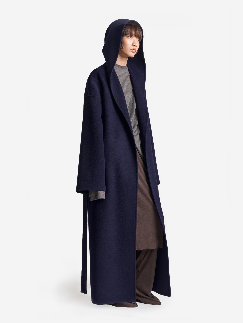 Пальто миди с капюшоном, фото 4