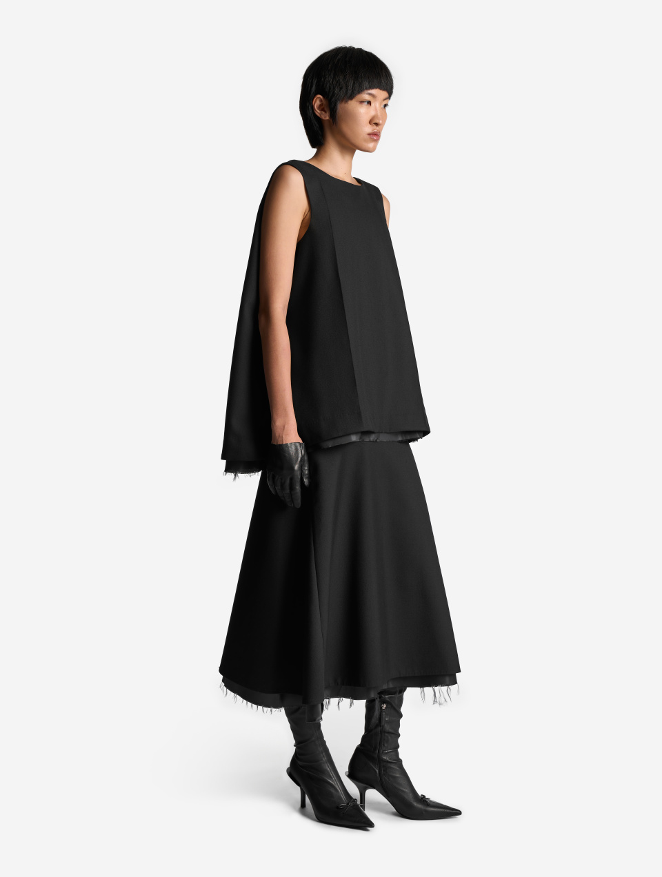 Юбка годе из полушерсти, фото 5