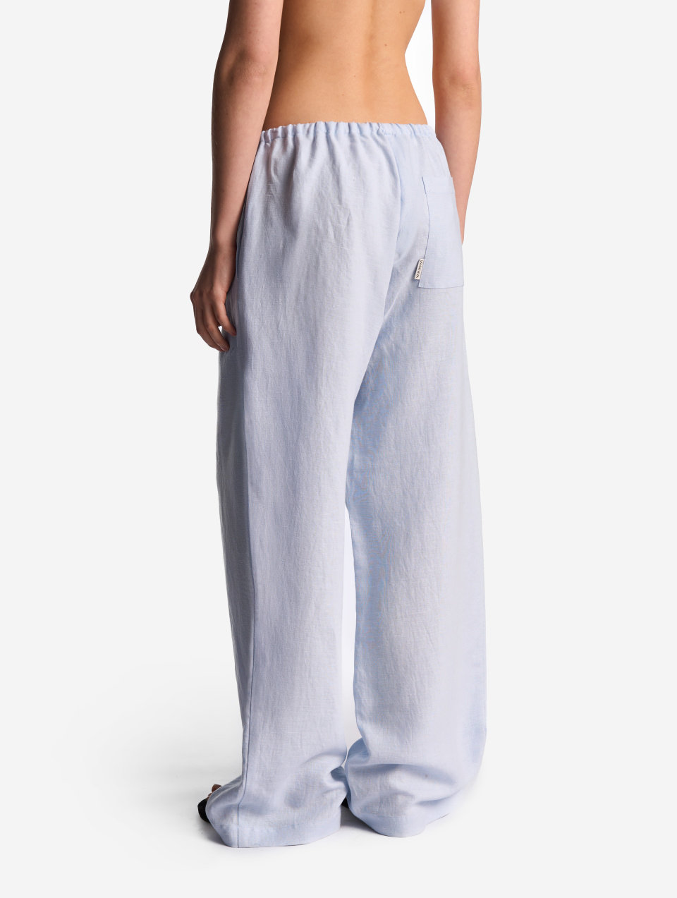 Пижамные брюки из тонкого льна, фото 4