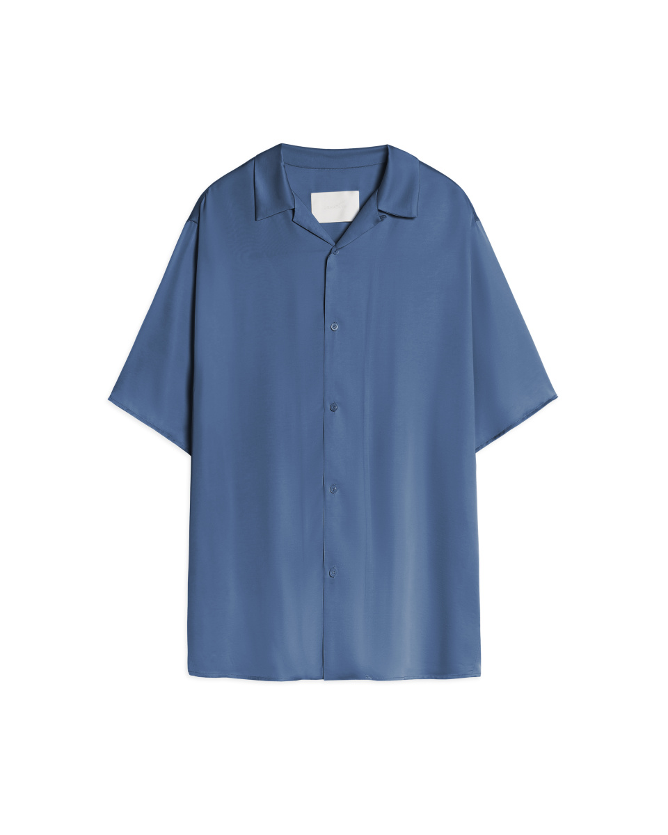 Рубашка из вискозы с коротким рукавом, фото 1