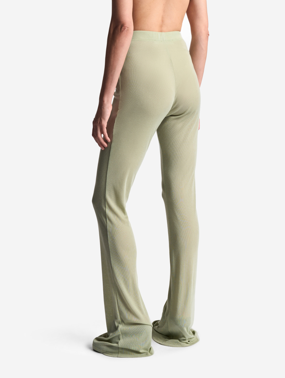 Тонкие трикотажные леггинсы Bootcut, фото 5