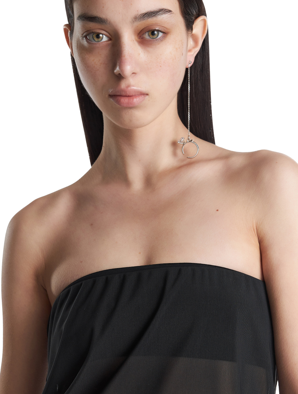 Платье-бандо из сетки, фото 4