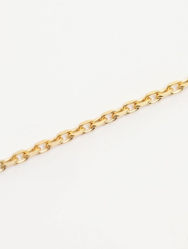 Цепь на тело позолота