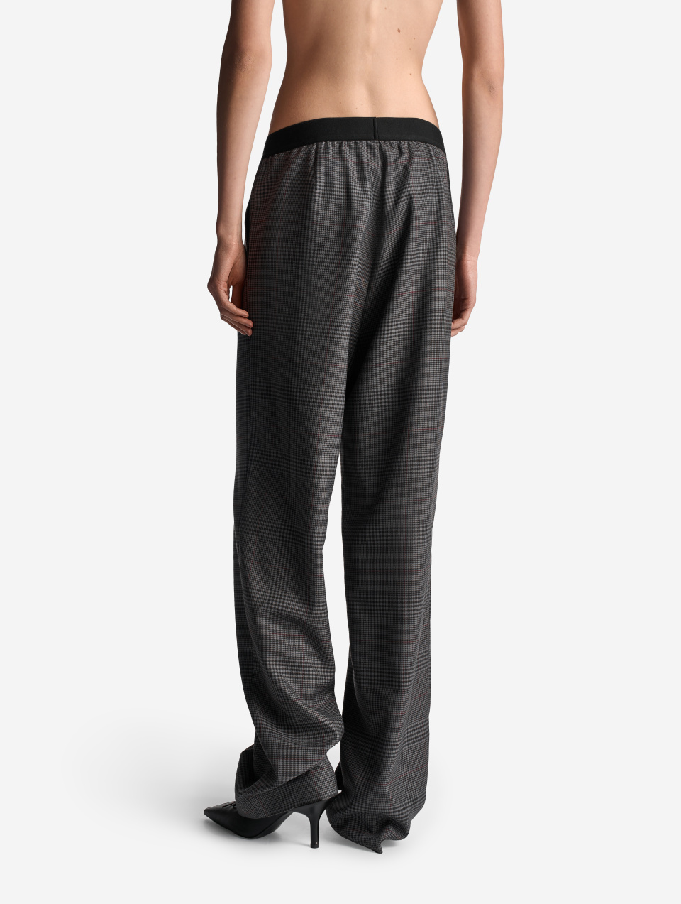 Брюки на резинке в клетку, фото 3