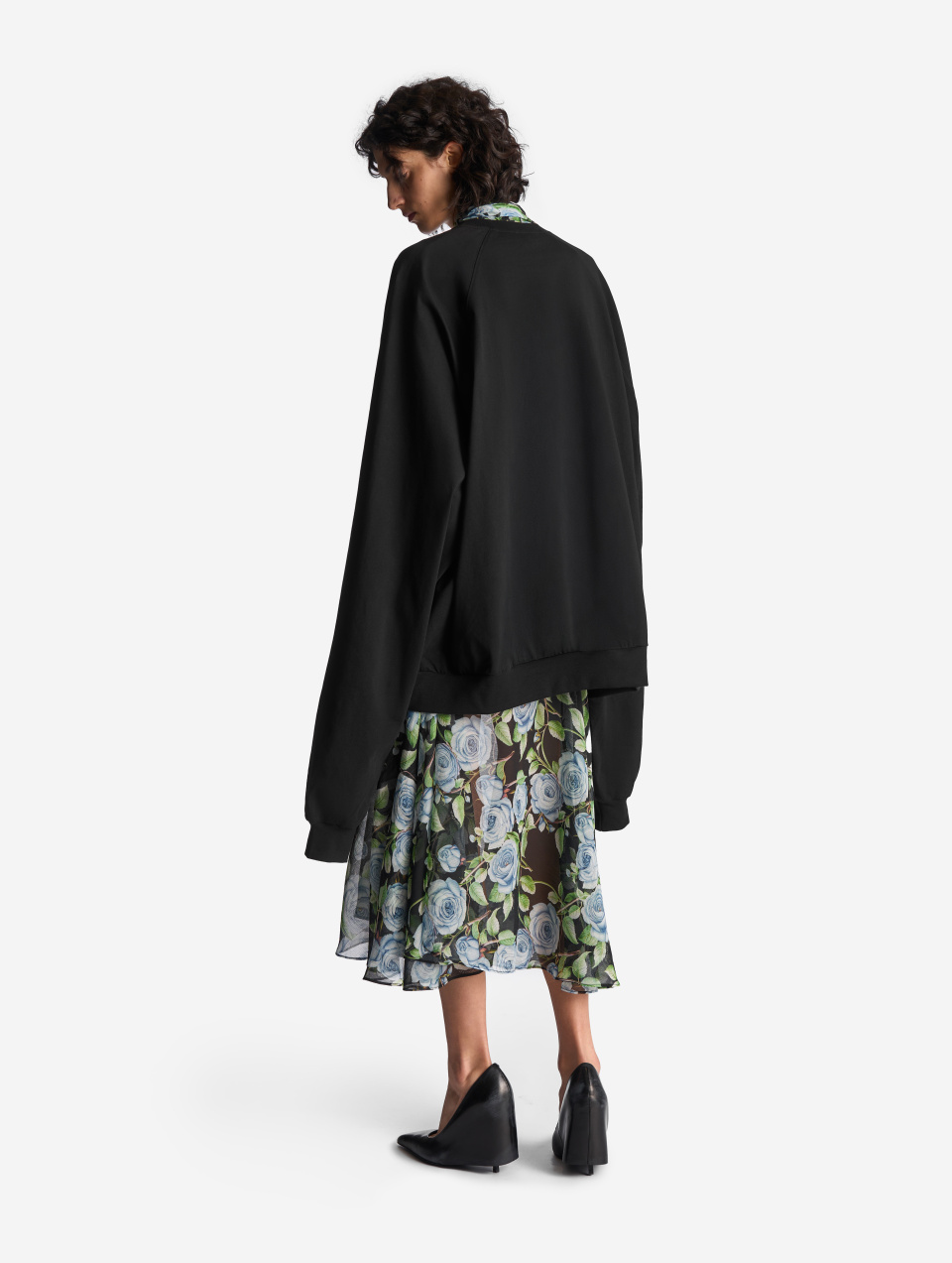 Оверсайз свитшот с принтом, фото 3