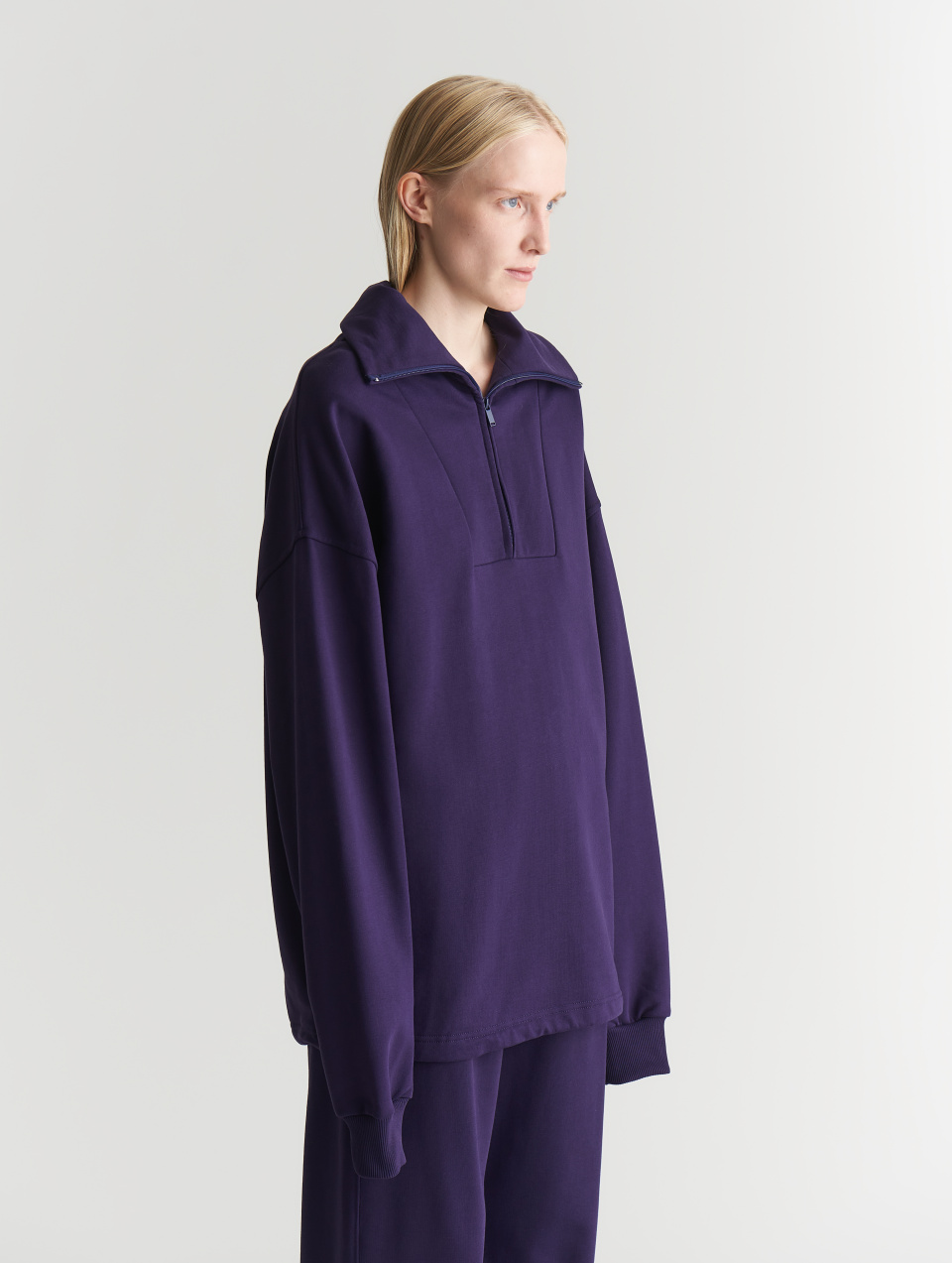 Свитшот с воротником на молнии, фото 4