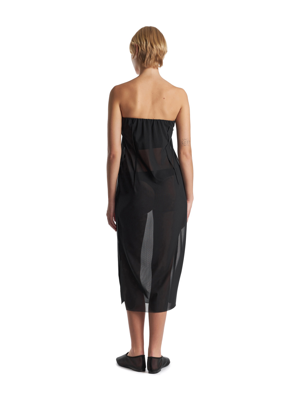 Платье-бандо из сетки, фото 8