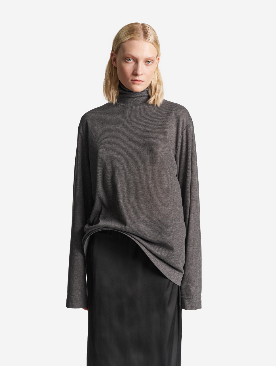 Тонкая трикотажная водолазка, фото 1