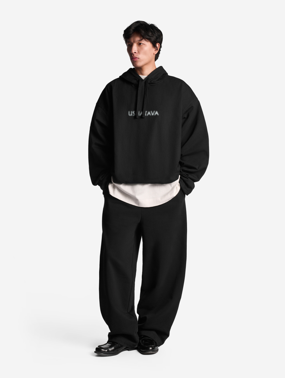 Брюки Baggy из футера, фото 3