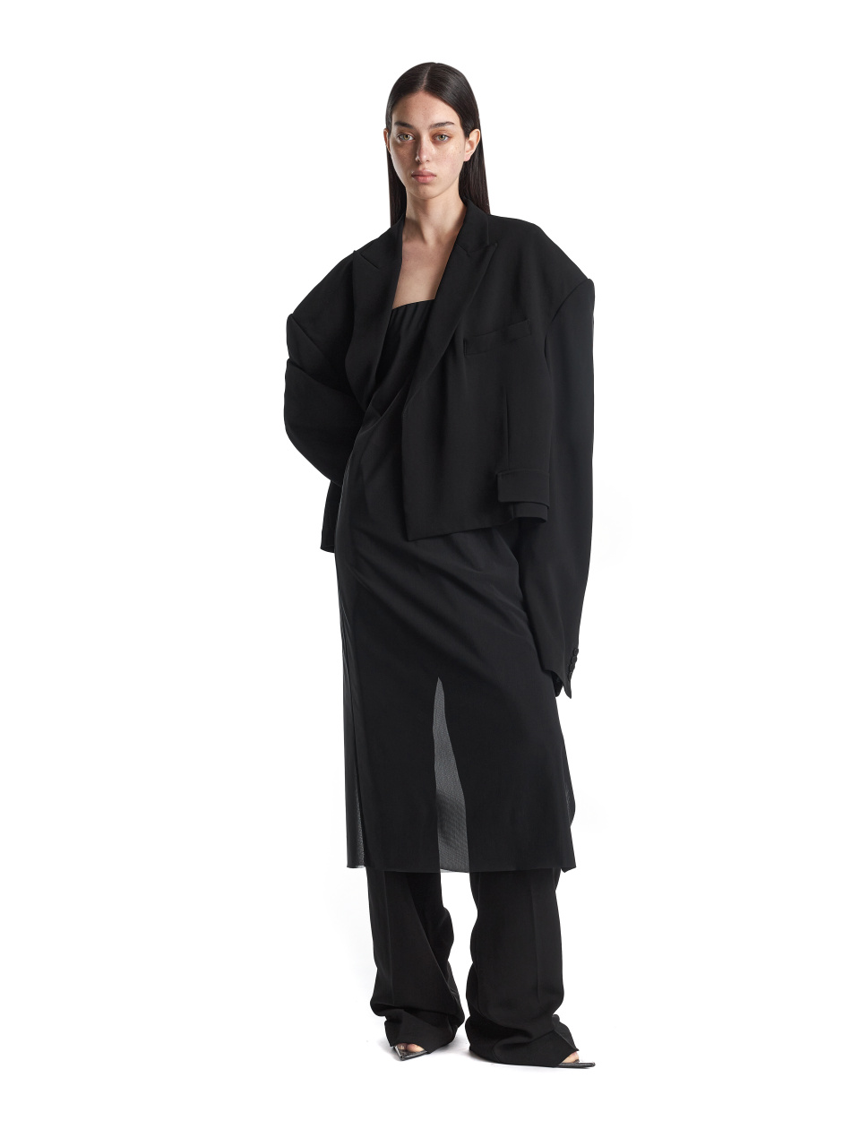 Платье-бандо из сетки, фото 9