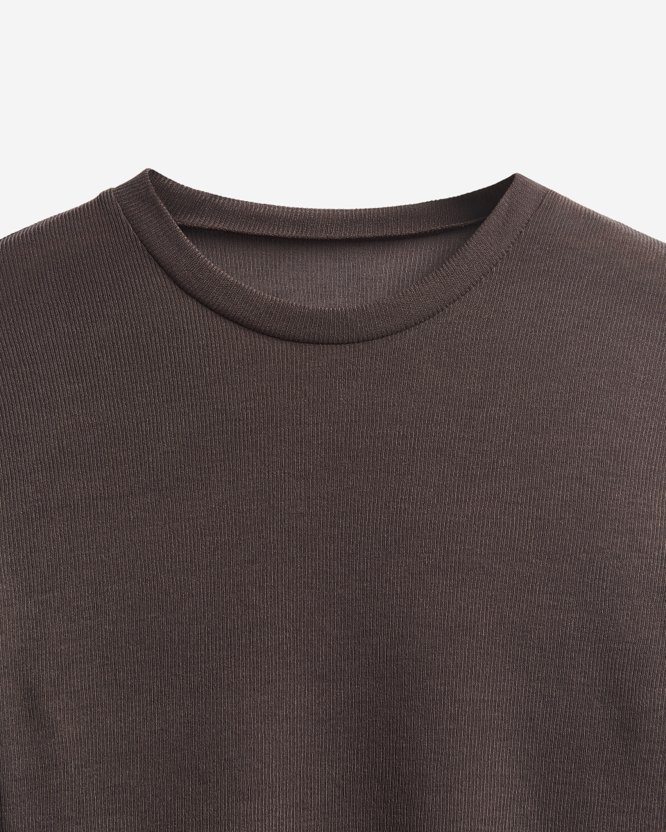 Тонкий трикотажный лонгслив Slim Fit, фото 12