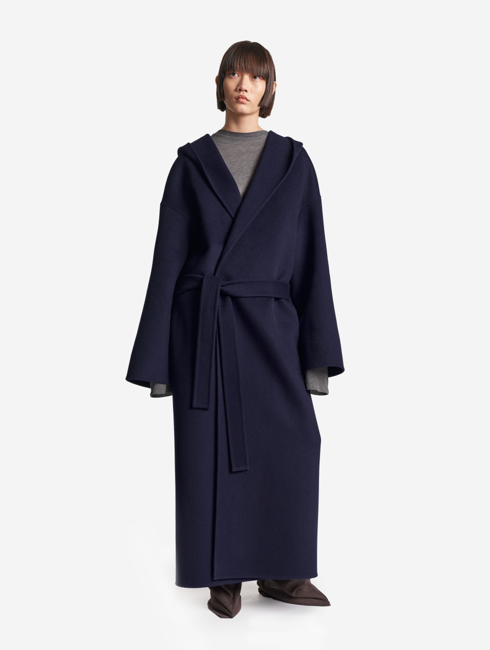 Пальто миди с капюшоном, фото 6