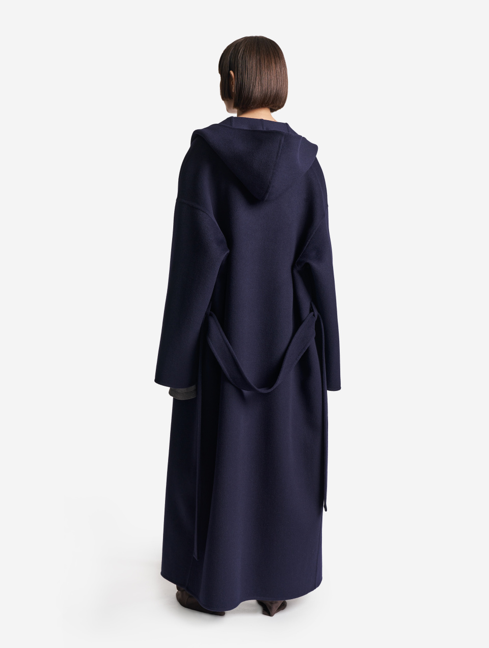 Пальто миди с капюшоном, фото 5