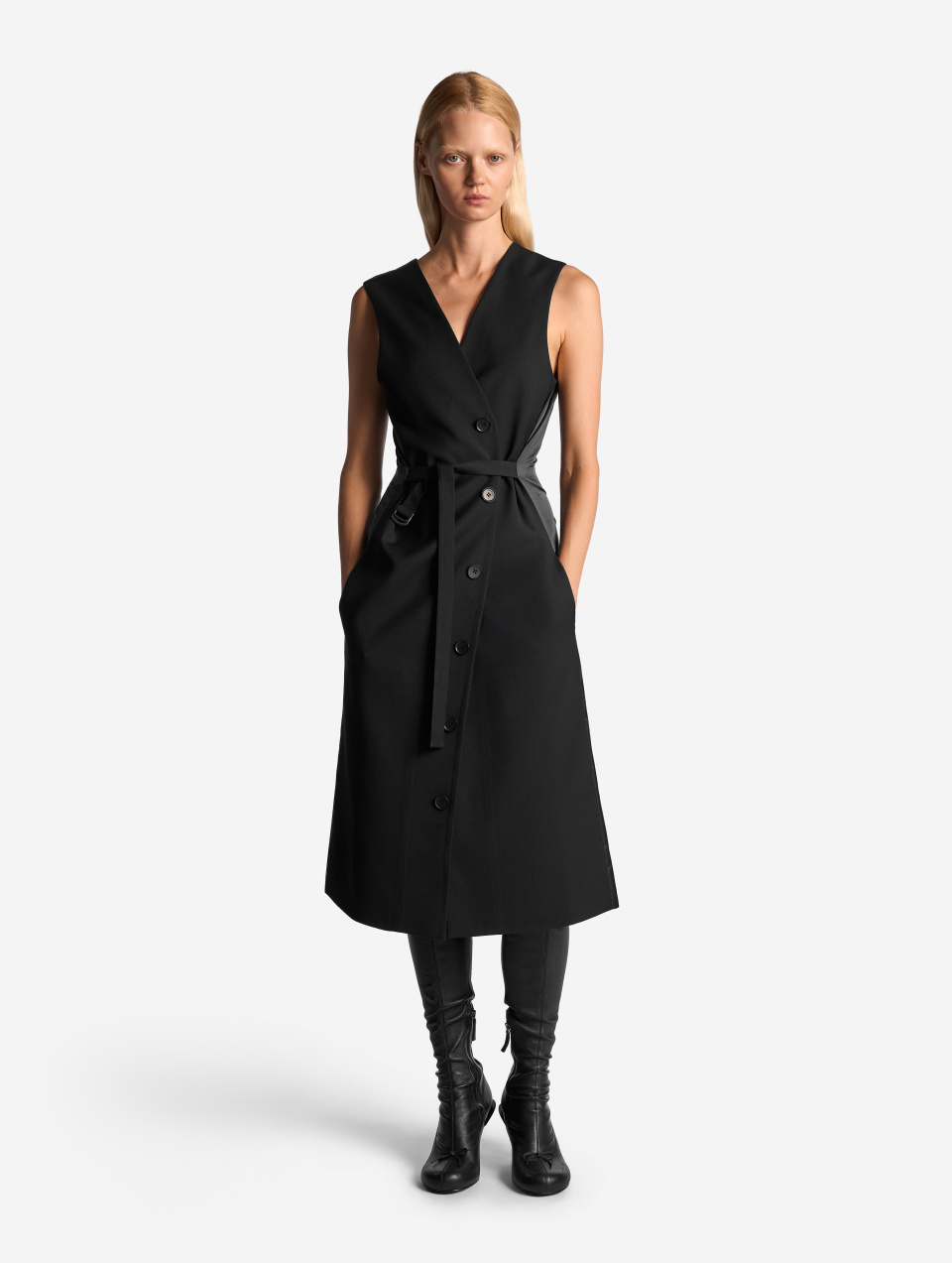 Кожаные сапоги-чулки, фото 14