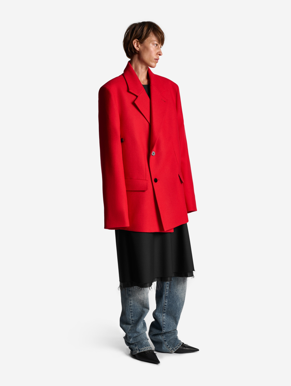 Строгое пальто мини, фото 5