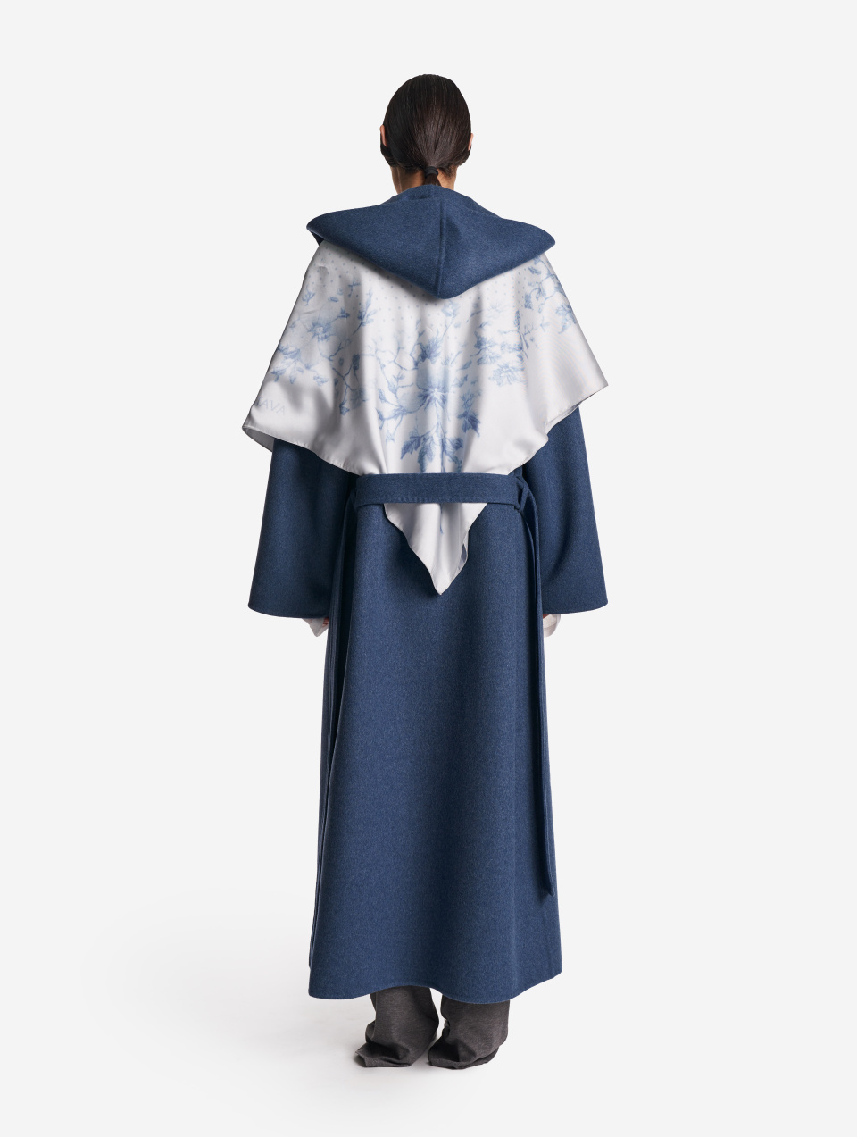 Пальто миди с капюшоном, фото 3