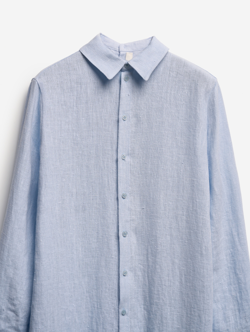 Платье-рубашка из тонкого льна, фото 5