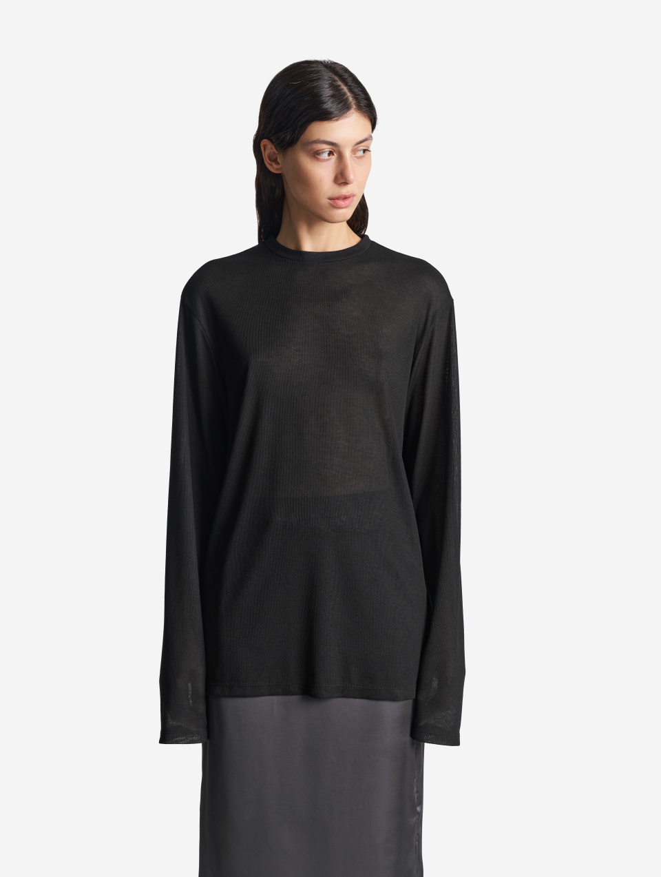 Тонкий трикотажный лонгслив, фото 3