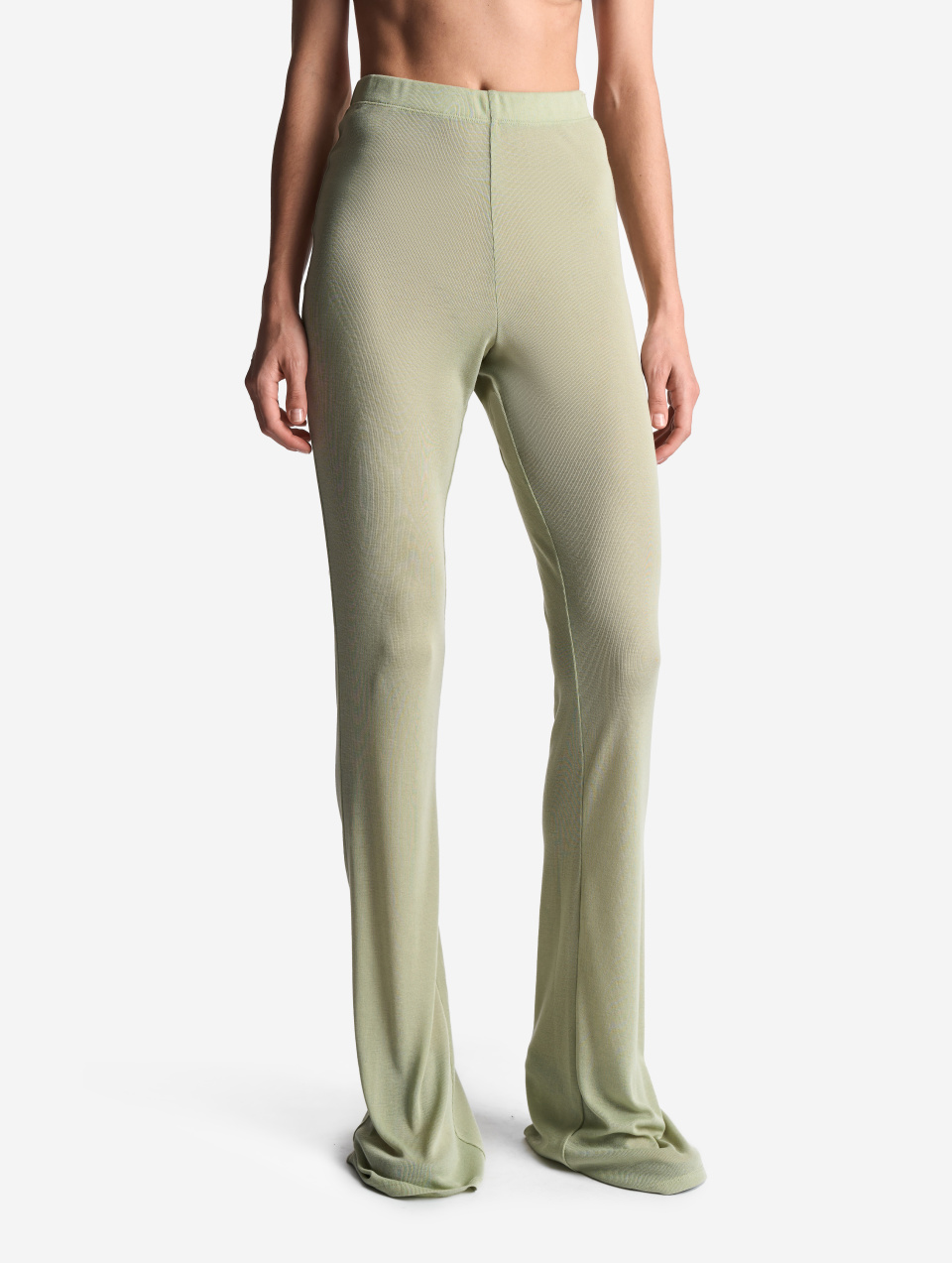 Тонкие трикотажные леггинсы Bootcut, фото 4