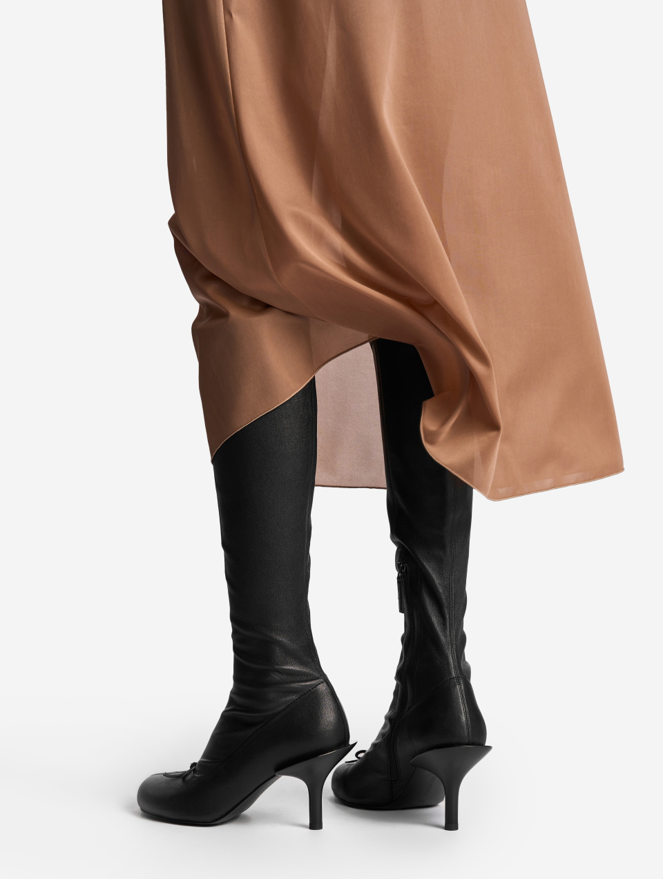 Кожаные сапоги-чулки, фото 17