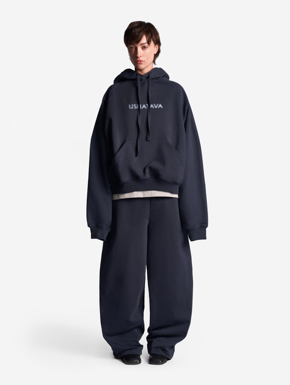 Брюки Baggy из футера, фото 5