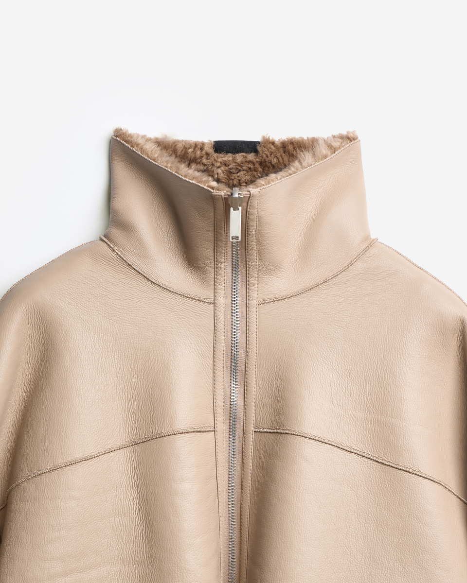 Двухсторонняя куртка-дубленка, фото 5