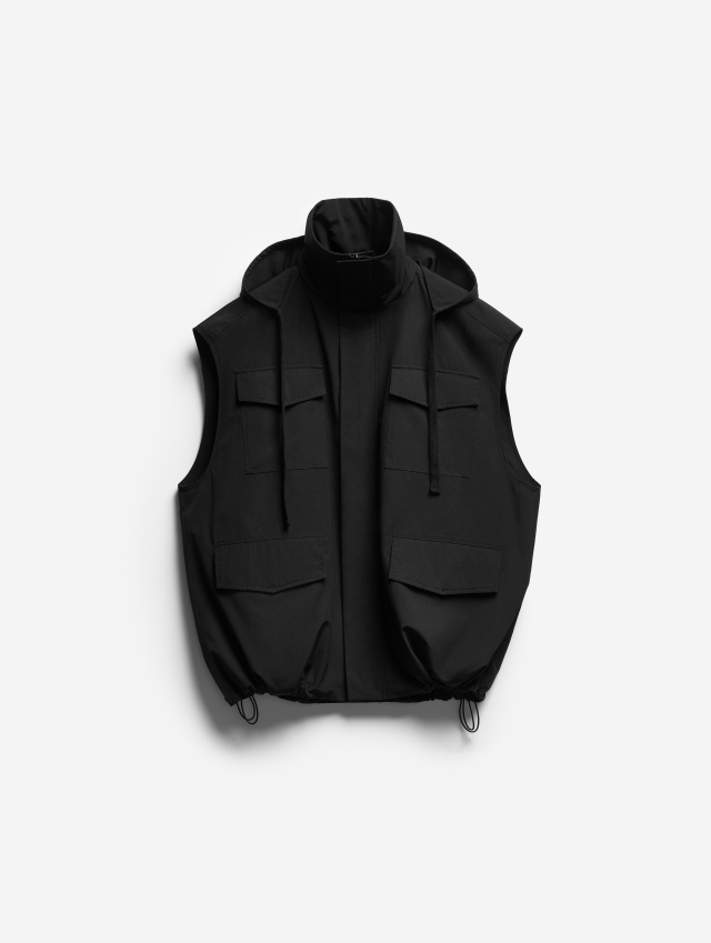 Жилет из габардина