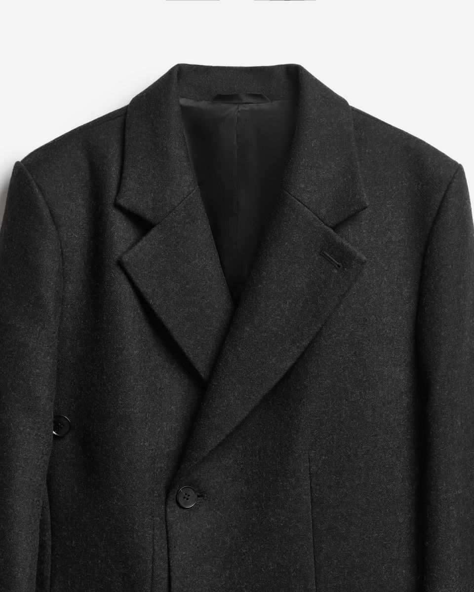 Строгое пальто мини, фото 4