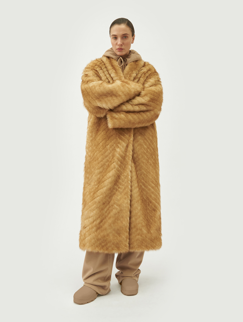 Шуба с шалевым воротником , фото 6