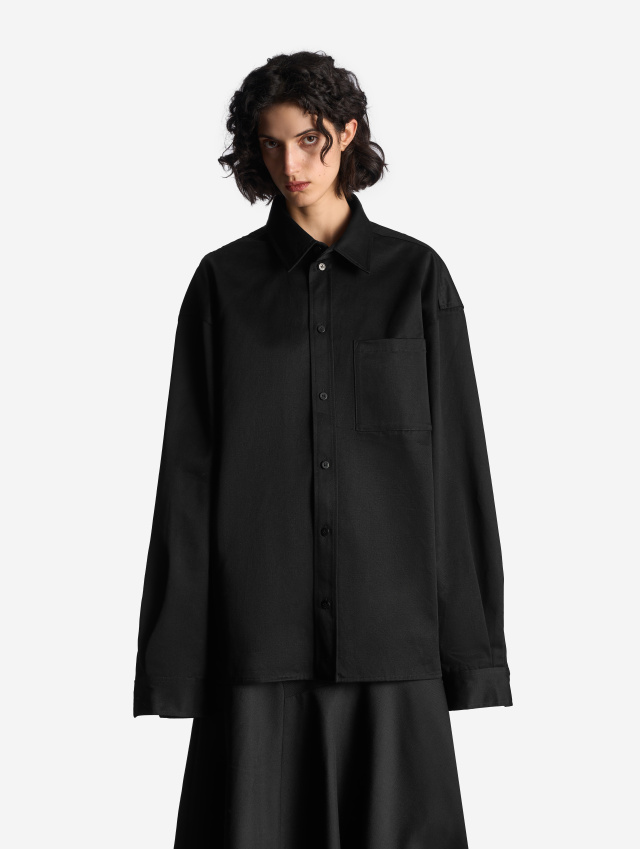 Классическая сорочка из саржи