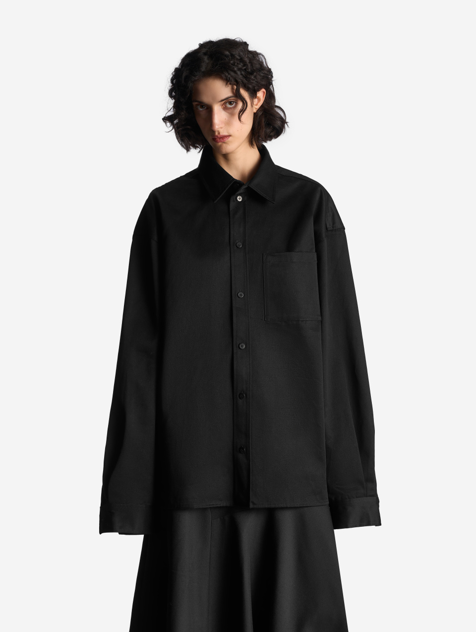 Классическая сорочка из саржи, фото 2