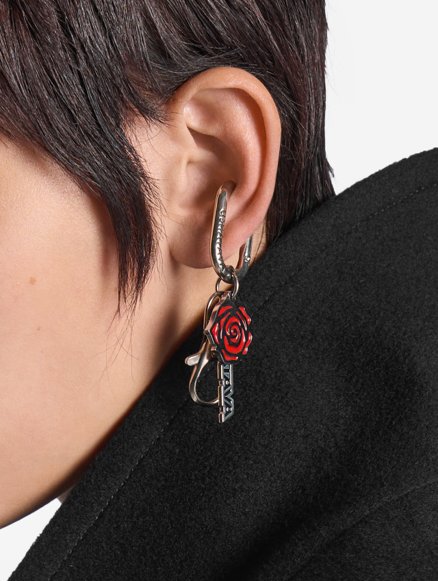 Моносерьга-карабин