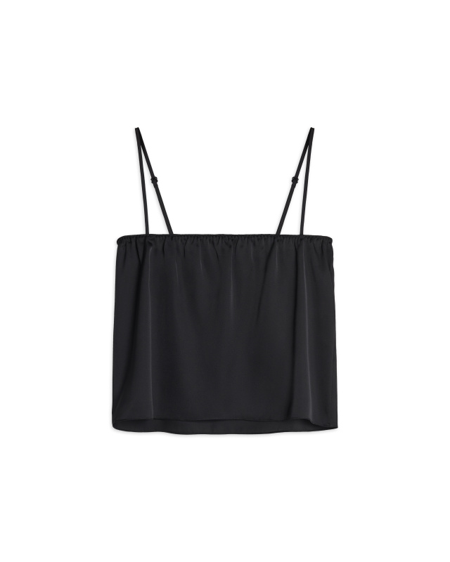 Топ Nothing Extra из шелка-сатина