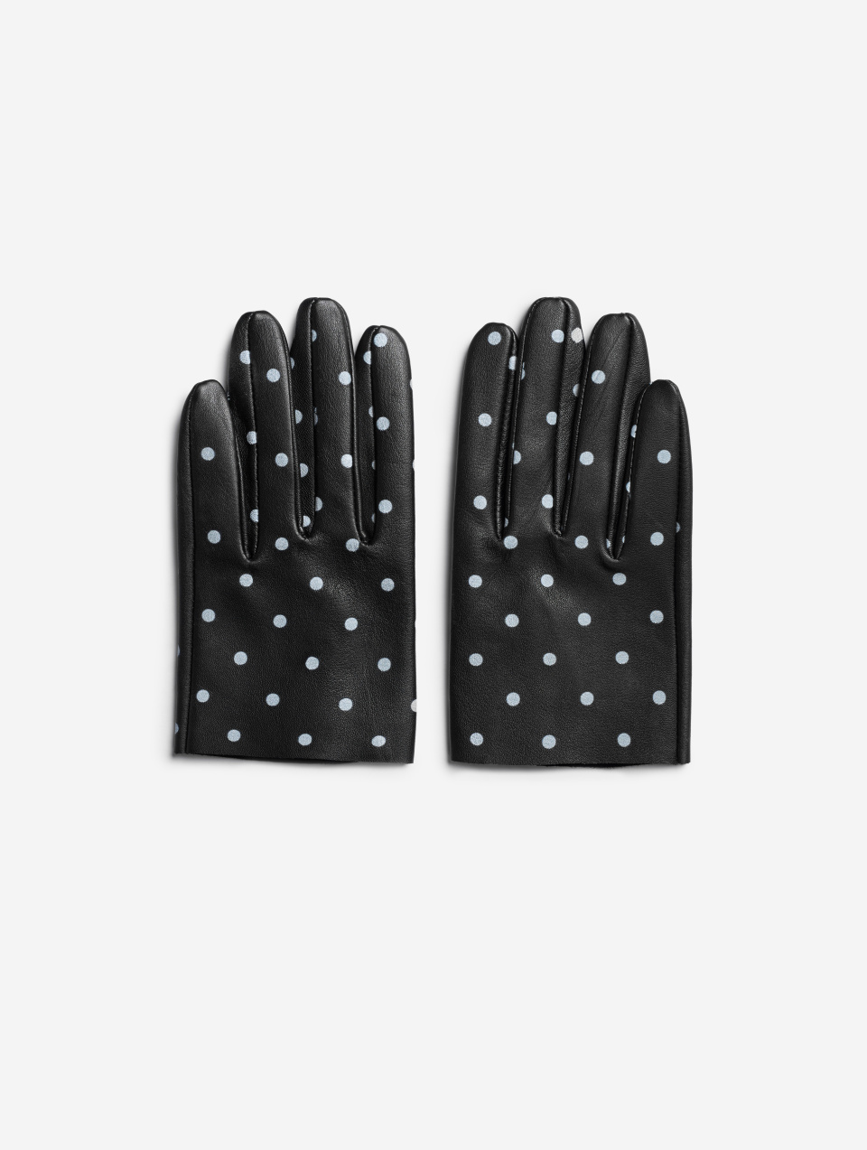 Укороченные перчатки в горошек, фото 1