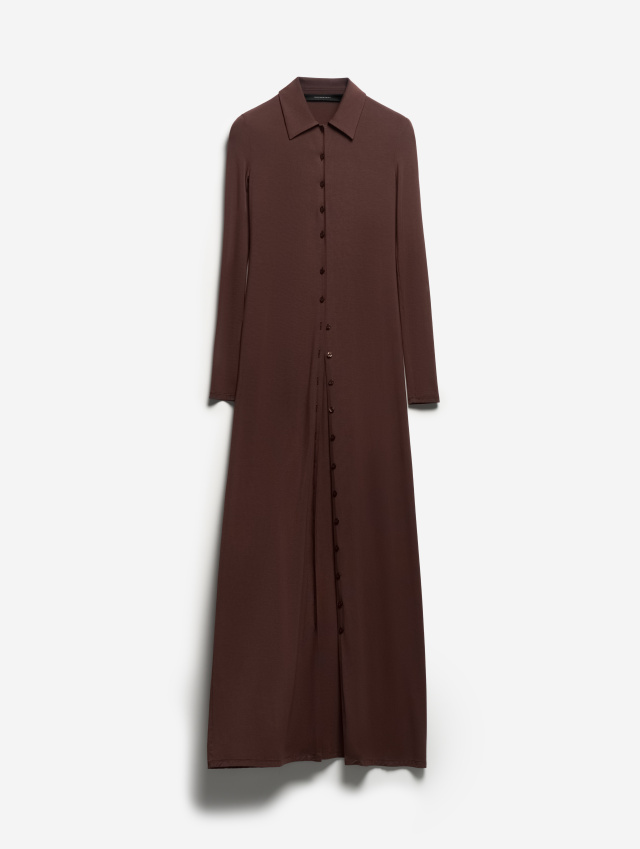 Обтекаемое платье из тонкого трикотажа