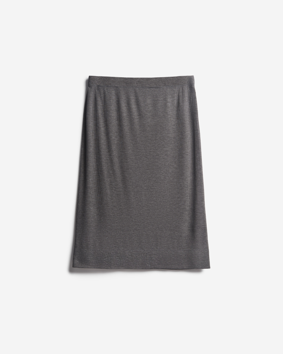 Тонкая трикотажная юбка-карандаш, фото 1